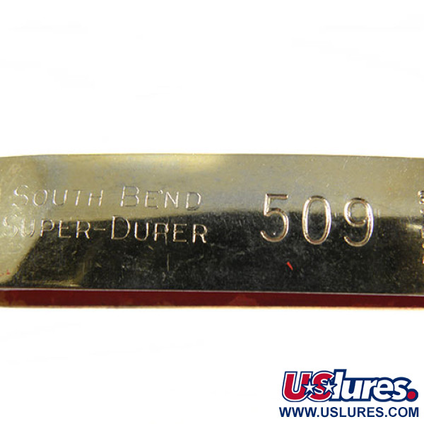 South Bend  Super-Duper 509, золото/червоний, 11 г, блесна коливалка (колебалка) #0507