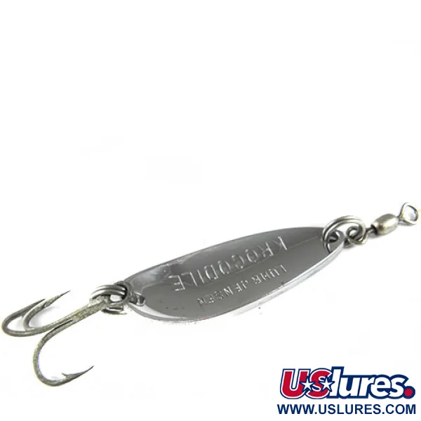 Luhr Jensen Krocodile, нікель/голограма, 9 г, блесна коливалка (колебалка) #0513