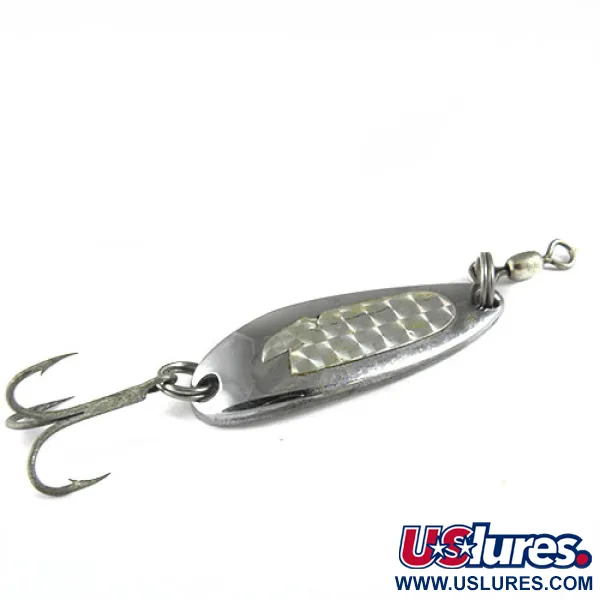 Luhr Jensen Krocodile, нікель/голограма, 9 г, блесна коливалка (колебалка) #0513