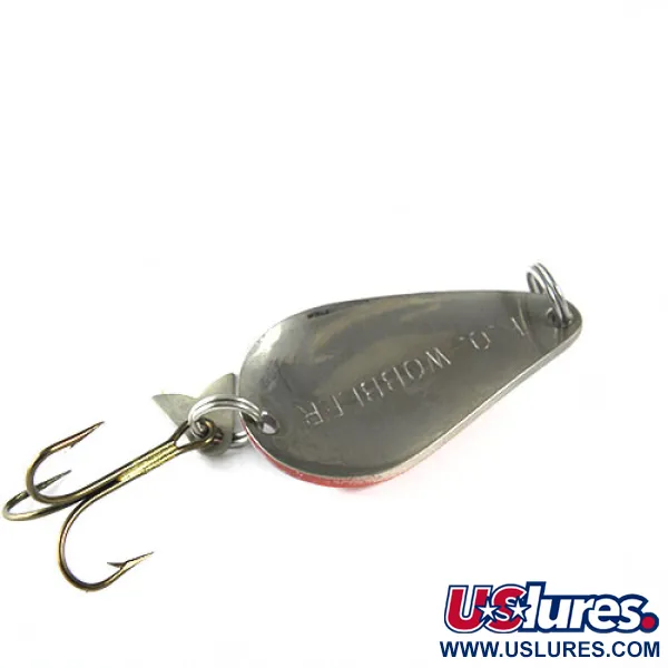 Acme K.O. Wobbler, червоний/білий/нікель, 14 г, блесна коливалка (колебалка) #0812