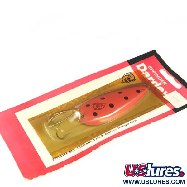 Eppinger Dardevle, помаранчевий/чорний, 21 г, блесна коливалка (колебалка) #0517