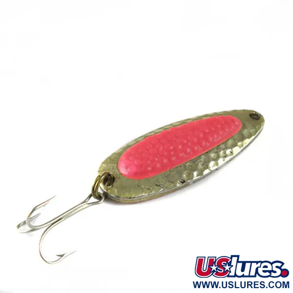  Nebco Pixee, латунь/малиновий, 14 г, блесна коливалка (колебалка) #0525