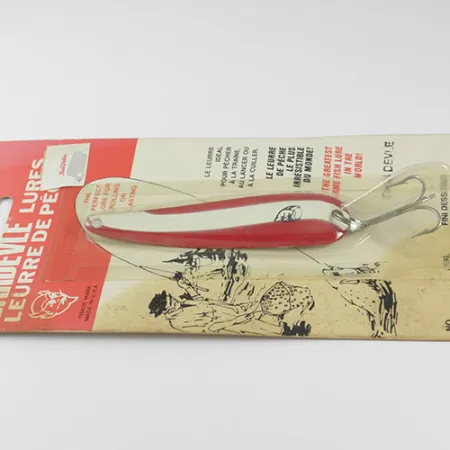 Eppinger Dardevle ThinDevle, червоний/білий, 2/5 oz, (11 г), блесна коливалка (колебалка) #0541