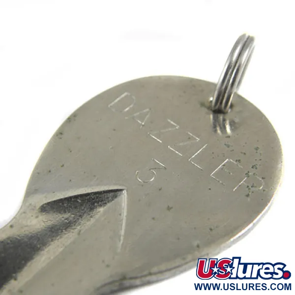 Acme Dazzler #3, нікель/зелений, 17 г, блесна коливалка (колебалка) #0557