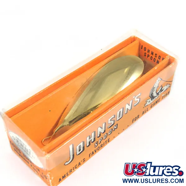 Незачіпляйка Johnson Silver Minnow, золото, 12 г, блесна коливалка (колебалка) #0558