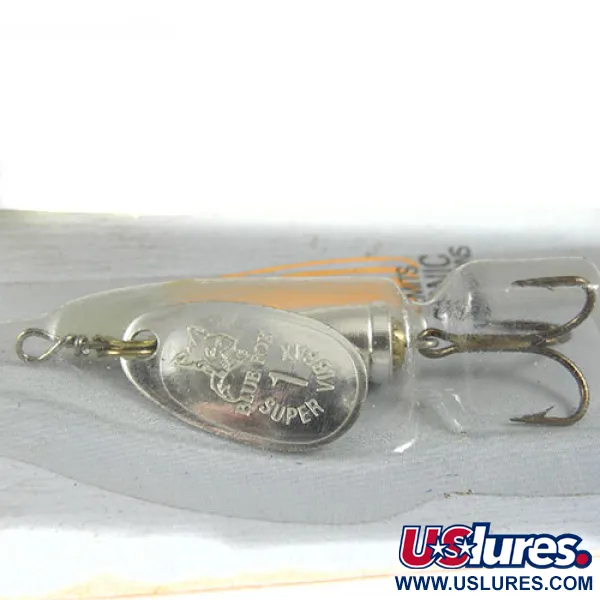  Blue Fox Super Vibrax 1, нікель, 4 г, блешня оберталка (вертушка) #0593