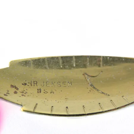 Luhr Jensen, білий/червоний/зелений, 4,3 г, блесна коливалка (колебалка) #0622