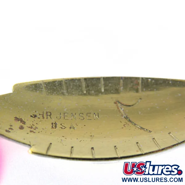 Luhr Jensen, білий/червоний/зелений, 4,3 г, блесна коливалка (колебалка) #0622