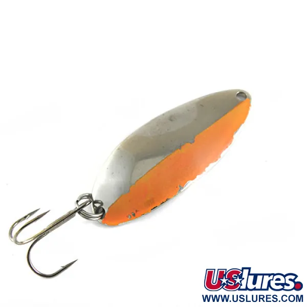 Seneca Little Cleo (Hula Girl), нікель/помаранчевий, 14 г, блесна коливалка (колебалка) #0650