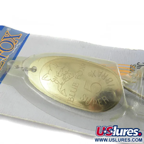  Blue Fox Super Vibrax 5, золото, 13 г, блешня оберталка (вертушка) #0663