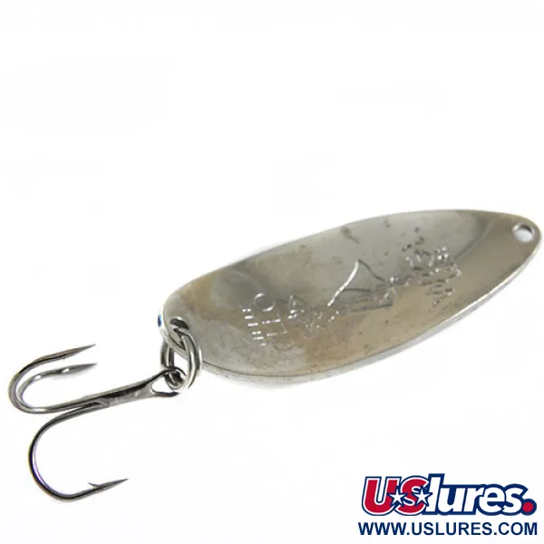 Seneca Little Cleo (Hula Girl), нікель/синій, 14 г, блесна коливалка (колебалка) #0674