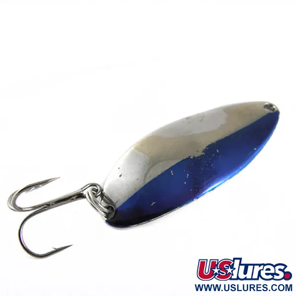 Seneca Little Cleo (Hula Girl), нікель/синій, 14 г, блесна коливалка (колебалка) #0674