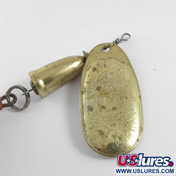  Blue Fox Super Vibrax 5 Foxtail, золото, 15 г, блешня оберталка (вертушка) #0679