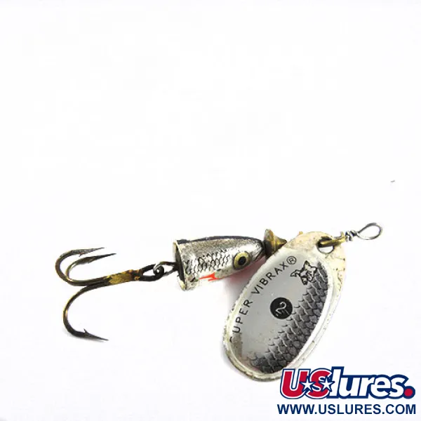  Blue Fox Super Vibrax 2, срібло/луска, 6 г, блешня оберталка (вертушка) #0680