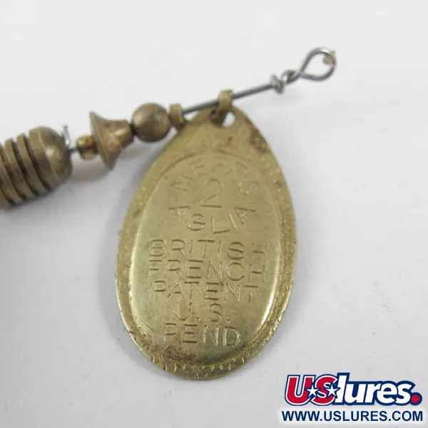  Mepps Aglia 2 Dressed, латунь, 4,7 г, блешня оберталка (вертушка) #0714