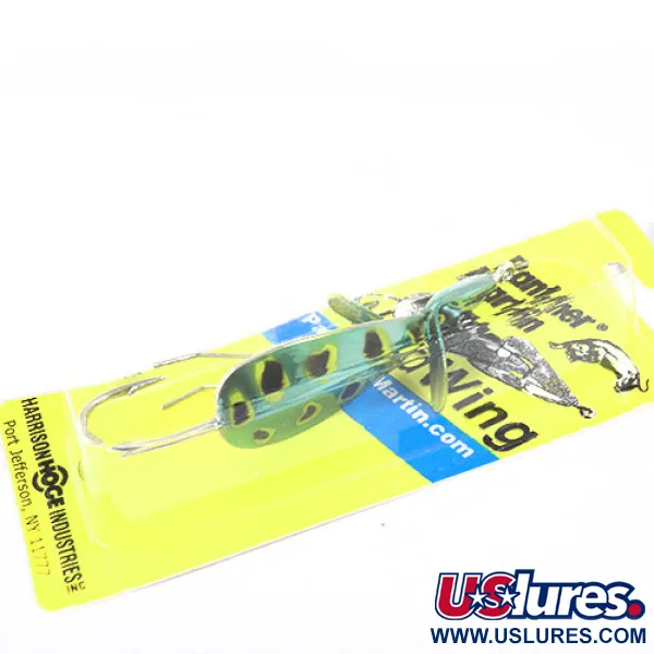  Незачіпляйка Panther Martin Weed Wing, зелений, 17 г, блесна коливалка (колебалка) #0733