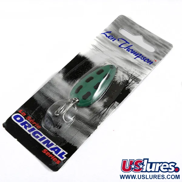  Len Thompson #8, Green Frog (зелений), 7 г, блесна коливалка (колебалка) #0741