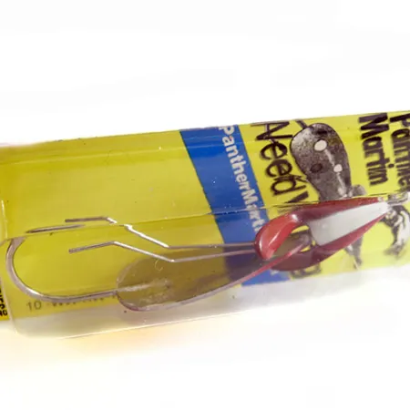 Незачіпляйка Panther Martin Weed Wing, червоний/білий, 17 г, блесна коливалка (колебалка) #0742