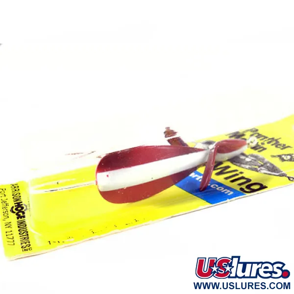  Незачіпляйка Panther Martin Weed Wing, червоний/білий, 17 г, блесна коливалка (колебалка) #0742
