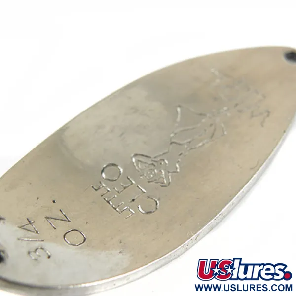 Seneca Little Cleo (Hula Girl), нікель/помаранчевий, 21 г, блесна коливалка (колебалка) #0749