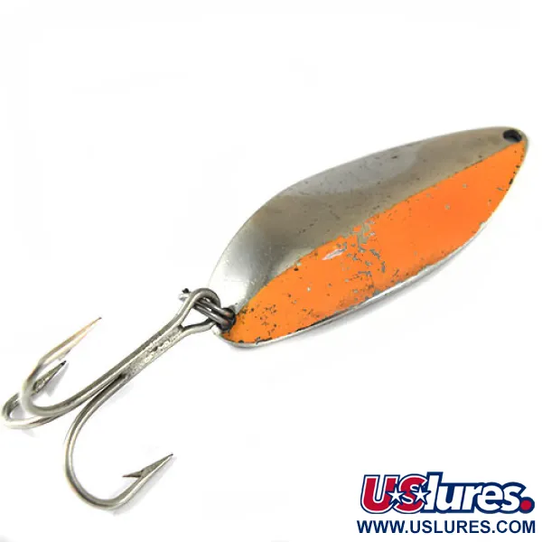 Seneca Little Cleo (Hula Girl), нікель/помаранчевий, 21 г, блесна коливалка (колебалка) #0749