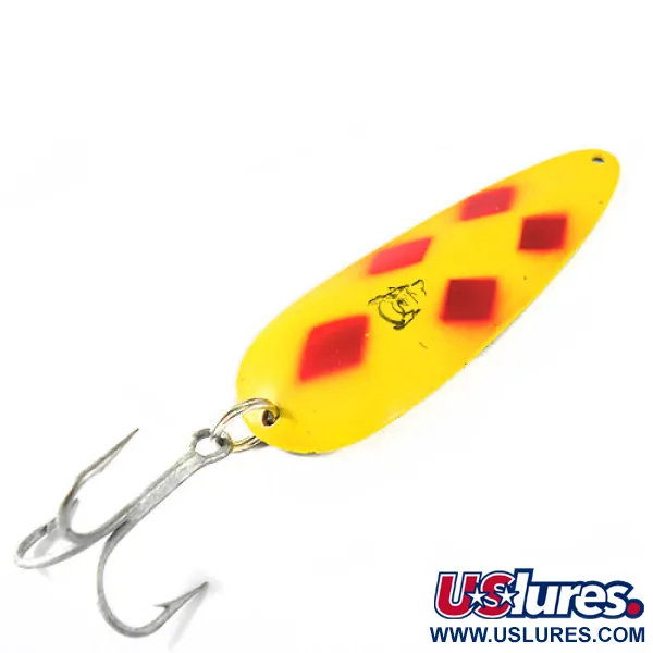 Eppinger Dardevle, жовтий/червоний Five of Diamonds, 28 г, блесна коливалка (колебалка) #0758