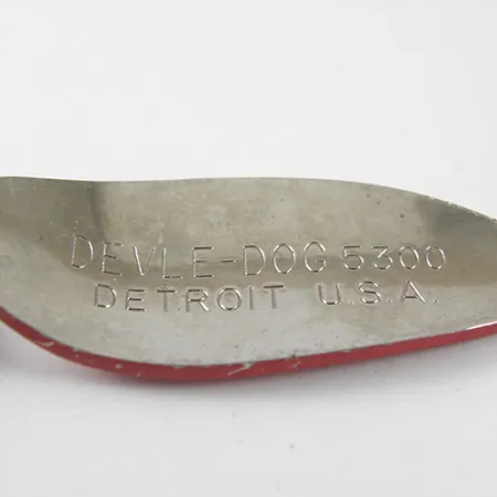 Eppinger Dardevle Devle-Dog 5300, червоний/білий, 10 г, блесна коливалка (колебалка) #0774