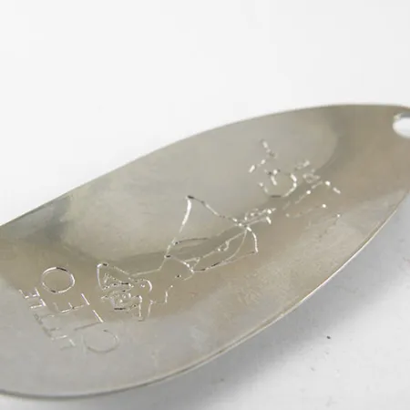 Seneca Little Cleo (Hula Girl), нікель/синій, 5 г, блесна коливалка (колебалка) #0776