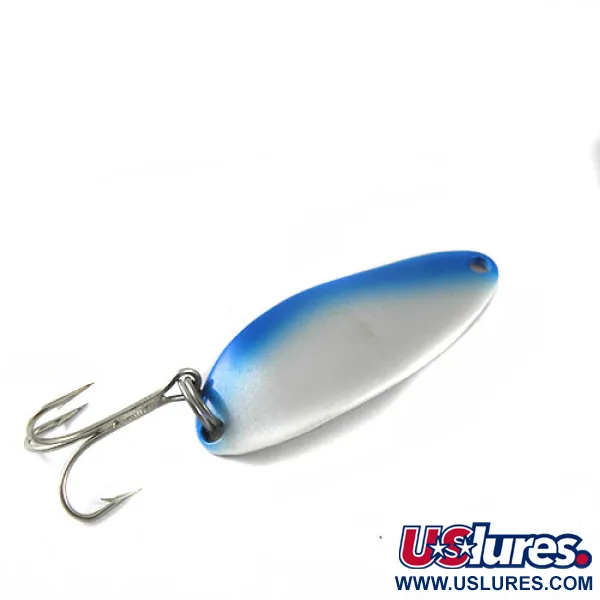 Seneca Little Cleo (Hula Girl), білий/синій, 10 г, блесна коливалка (колебалка) #0778