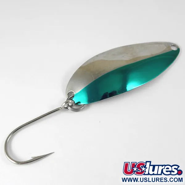 Seneca Little Cleo (Hula Girl), нікель/зелений, 5 г, блесна коливалка (колебалка) #0791