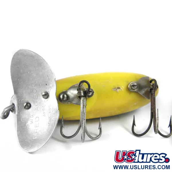  Fred Arbogast Jitterbug, Окунь, 10 г, воблер #0799