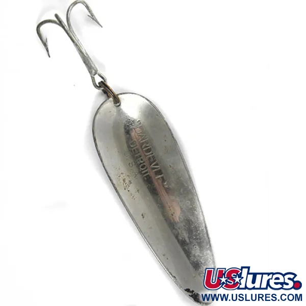 Eppinger Dardevle, чорний/білий/нікель, 28 г, блесна коливалка (колебалка) #0813