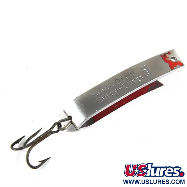 South Bend Super-Duper 503, нікель/червоний, 4,3 г, блесна коливалка (колебалка) #0826