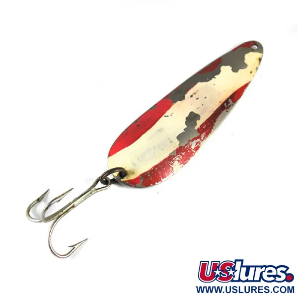 Eppinger Dardevle, червоний/білий/нікель, 28 г, блесна коливалка (колебалка) #0828
