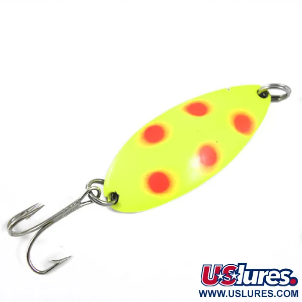 Seneca Little Cleo (Hula Girl), жовтий/червоний, 18 г, блесна коливалка (колебалка) #0843