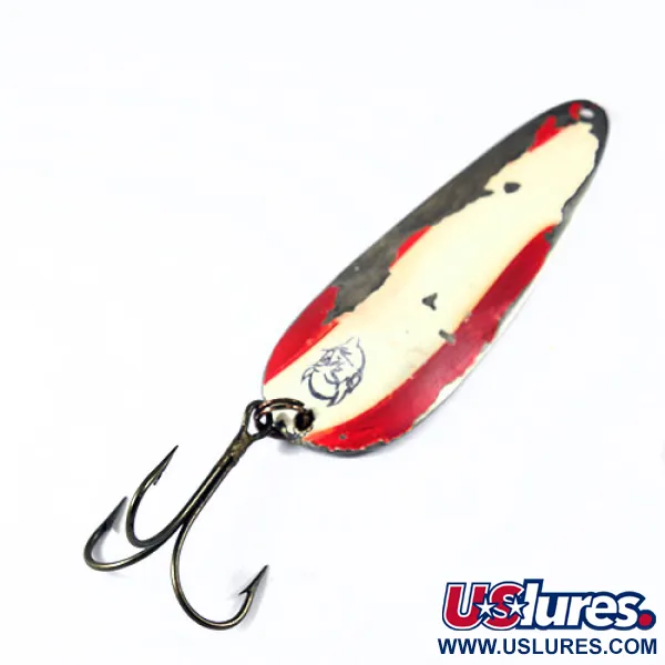 Eppinger Dardevle, червоний/білий/нікель, 28 г, блесна коливалка (колебалка) #0848