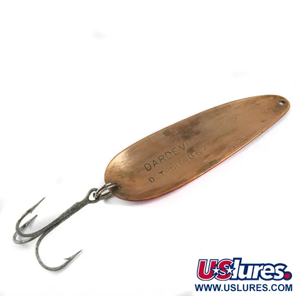 Eppinger Dardevle, червоний/білий/бронза, 28 г, блесна коливалка (колебалка) #0869