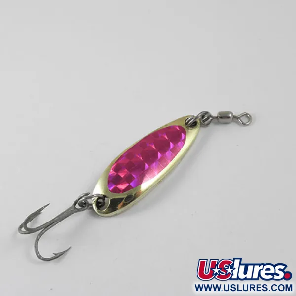 Luhr Jensen Krocodile, золото/пурпурний, 9 г, блесна коливалка (колебалка) #0873