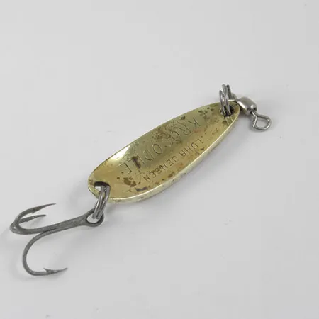 Luhr Jensen Krocodile, золото/пурпурний, 9 г, блесна коливалка (колебалка) #0873