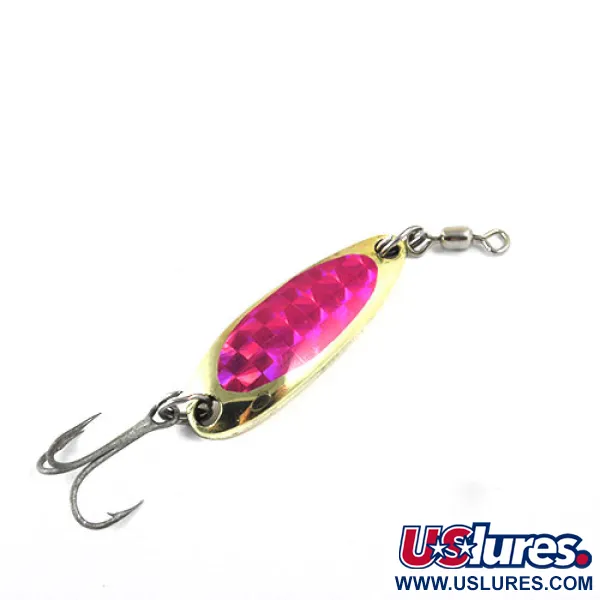 Luhr Jensen Krocodile, золото/пурпурний, 9 г, блесна коливалка (колебалка) #0873