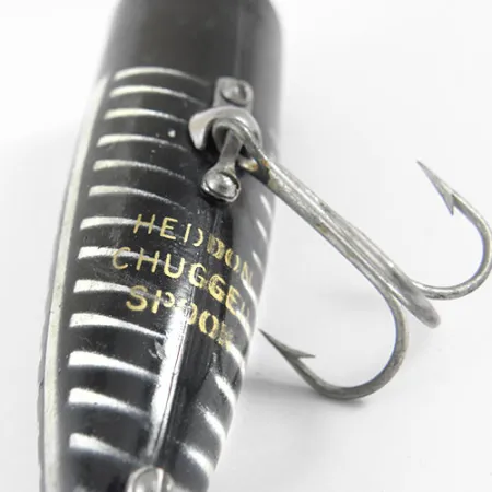 попер Heddon Chugger Spook, чорний/білий/червоний, 14 г, воблер #0875