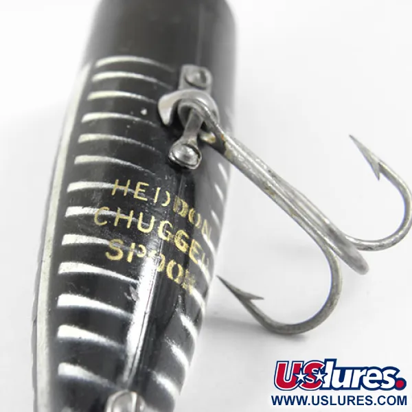  попер Heddon Chugger Spook, чорний/білий/червоний, 14 г, воблер #0875