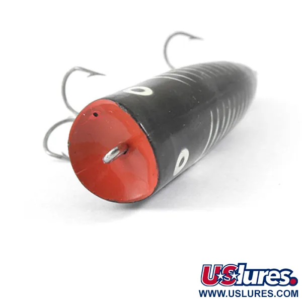  попер Heddon Chugger Spook, чорний/білий/червоний, 14 г, воблер #0875