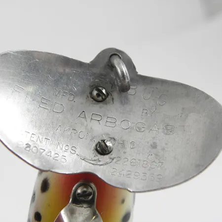 Fred Arbogast Jitterbug, тигровий, 10 г, воблер #0880