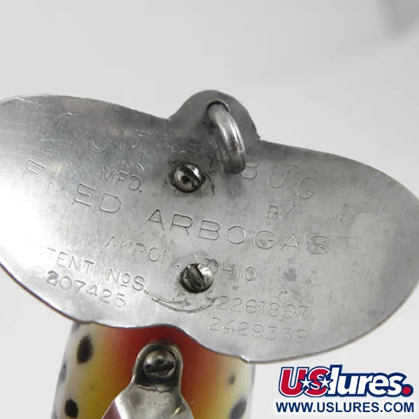 Fred Arbogast Jitterbug, тигровий, 10 г, воблер #0880