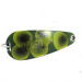 Weezel Незачіпляйка Rex Spoon, Frog (зелений/жовтий/нікель), 12,5 г, блесна коливалка (колебалка) #0908