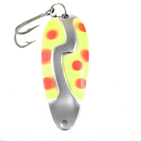 Kushner Kush Spoon, жовтий/червоний/нікель, 9 г, блесна коливалка (колебалка) #0911