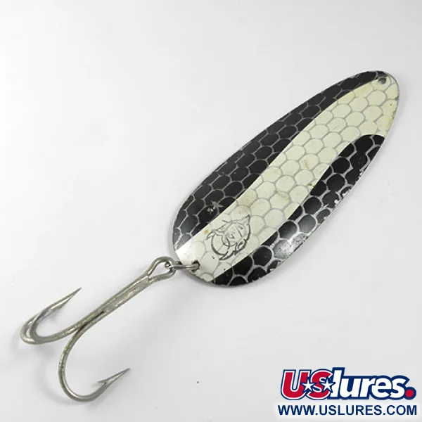 Eppinger Dardevle Huskie Junior, чорний/білий/нікель, 58 г, блесна коливалка (колебалка) #0919