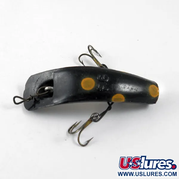 Yakima Bait Worden's Lures Flatfish F6, жовтий/чорний, 3 г, воблер #0930