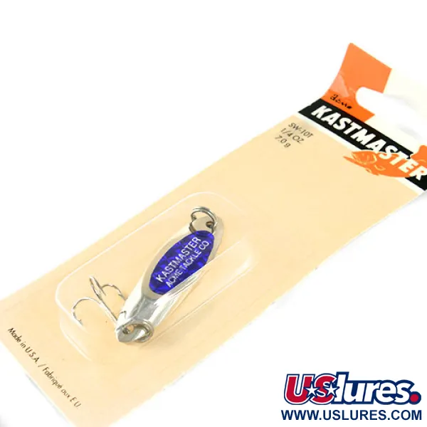 Acme Kastmaster, нікель/синій, 7 г, блесна коливалка (колебалка) #0954